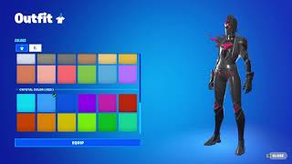 How to make Black Knight with Spectra Knight customization in fortnite [upl. by Ainuj]