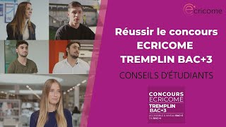 Découvrez le concours ECRICOME TREMPLIN Bac3 grâce à des témoignages détudiants [upl. by Goldina]