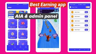 💲100 Daily App Aia File  Task Earning App Aia File unity ads niotron earn app aia high quality aia [upl. by Map]