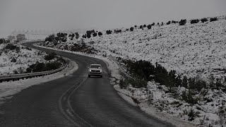 Snow falls over Western Cape in South Africa  AFP [upl. by Aratahs]