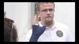 Nordiska Motståndsrörelsen debatterar i Almedalen [upl. by Dunson585]