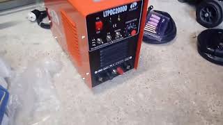 Lotos ltpdc2000d TIG stick and plasma cutter combo [upl. by Dnomde341]