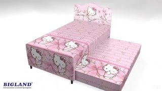 Hello Kitty Magnolia Twin Springbed [upl. by Wootan]