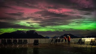 Hunting the Northern Lights in Norway with Hurtigruten and HX  Hurtigruten Expeditions  2023 [upl. by Nyret]