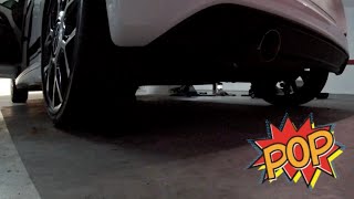 up GTI  Milltek exhaust comparison EC Resonated vs Non Resonated [upl. by Kilk]