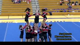 KAPOS 5th Region Middle School Cheerleading Competition [upl. by Hearsh]