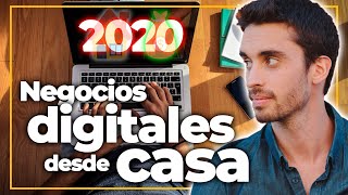 5 Negocios Digitales Fáciles que yo Empezaría en 2020 todos se pueden empezar desde casa [upl. by Gwenore]