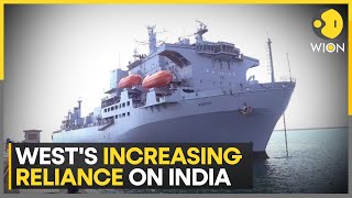 UKs warships dock at Chennai  Latest News  WION [upl. by Nims]