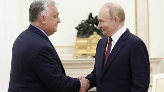 Russie  la rencontre dOrbán avec Poutine choque lUnion européenne [upl. by Claudy]