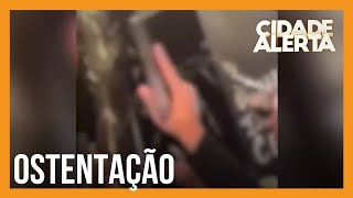 Criminosos ostentam armas em baile funk organizado por facção em Minas Gerais [upl. by Ricoriki220]