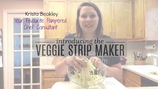 Check out Pampered Chefs Veggie Strip Maker [upl. by Leede103]