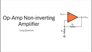 Op amp as non inverting amplifier  Class 12  Electronics [upl. by Yelahs]