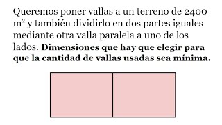 APLICACIONES DEL CÁLCULO DIFERENCIAL Problema de Optimización [upl. by Ardnassak]