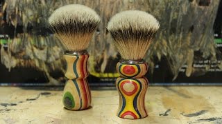 Shaving Brush made with recycled skateboards [upl. by Heigho]