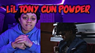 LIL TONY  GUN POWDER  REACTION  Official Music Video [upl. by Narah409]