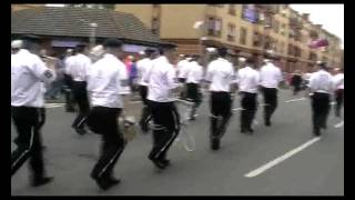 County Flute Band 4  Glasgow Walk July 09 [upl. by Alwin]