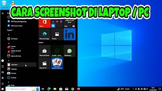 Cara Screenshot di Laptop Windows 10 [upl. by Nevsa]