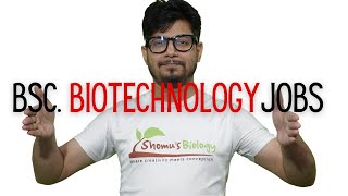 Bsc Biotechnology jobs  scope after bsc biotechnology [upl. by Trab]