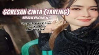 KARAOKE ORIGINAL KEYNADA WANITA  KRISTINA  GORESAN CINTA TARLING tarlingcirebonan [upl. by Ynaffad27]