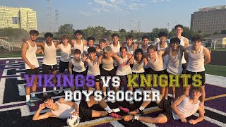 Niles North Vikings Boys Soccer vs Grayslake North Knights [upl. by Schwarz745]