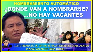 😱LUCIO CASTRO 👉 NOMBRAMIENTO AUTOMÁTICO ¿DONDE VAN A NOMBRARSE …NO HAY VACANTES [upl. by Urbain]