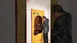 New Automatic Curtain 🤯Carriage House wooden artist ll cartoon shortvideo [upl. by Peltz]