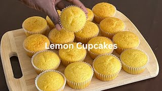 15 Minutes Unbelievable Master This Awesome Lemon Cupcake Recipe [upl. by Dobson]