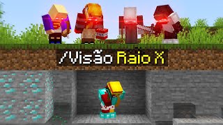 4 CAÇADORES VS 1 SPEEDRUNNER com MOD DE RAIOX no MINECRAFT 4 Caçadores VS 1 Youtuber [upl. by Nomsed]