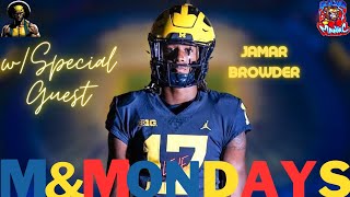 MampM Mondays SPECIAL GUEST Michigan Commit WR Jamar Browder amp Johnny Olden Jr [upl. by Anneis666]