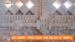 Archaeological Survey Uncovers 1710 Relics at Bhojshala  Kamal Maula Mosque Complex  News9 [upl. by Emily414]