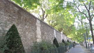 Walk from the Père Lachaise metro in Paris to Cimetière du PèreLachaise [upl. by Yroj810]