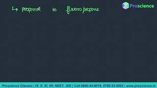 Convert propanol to fluoroethane [upl. by Ternan]