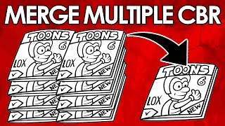 How to Merge multiple CBRCBZ comics into one Single Comic very quickly [upl. by Akinat760]