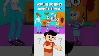 ¿CUÁL DE LOS NIÑOS ROMPIÓ EL ESPEJO quiz trivia [upl. by Irrot]