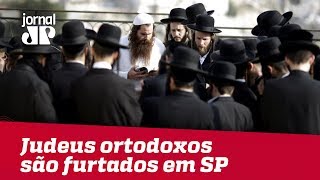 Judeus ortodoxos são furtados em São Paulo  Jornal JP [upl. by Aihtekal]