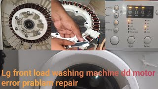 lg front load washing machine dd motor repair  washing machine repair trending washingmachine [upl. by Ahidam]