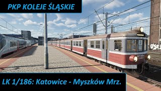 KOLEJE ŚLĄSKIE LK 1 Katowice  Myszków Mrzygłód  SimRail Cabview [upl. by Eirised]