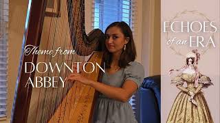 Downton Abbey Theme  Harp Cover [upl. by Nennarb]