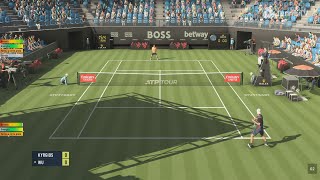 Nick Kyrgios VS Yibing Wu  Stuttgart 2023  Tennis Elbow 4  Gameplay [upl. by Sanjay]