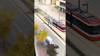 🚋 Toronto’s Streetcars Connecting the City with Style 🚋 toronto streetcar shorts youtubeshorts [upl. by Bledsoe206]