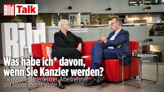 CDUChef Friedrich Merz erklärt seinen MachtPlan  BILD TALK mit Marion Horn [upl. by Anert564]