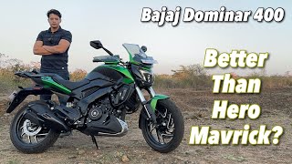 2024 Bajaj Dominar 400 Review  Better Than Hero Mavrick 440 [upl. by Cuttler]