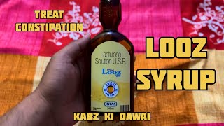 Looz syrup  Constipation  kabz ki dawa  Lactulose [upl. by Itisahc]