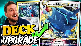 How to Upgrade Dialga VSTAR Starter Deck on Pokemon TCG Live [upl. by Kcirrej]