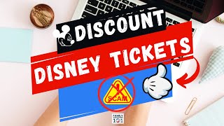 HOW TO GET DISCOUNT DISNEY WORLD TICKETS  Ways to Save Money  Disney Tickets  Disney Vacation [upl. by Nolava]