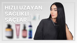 Sağlıklı Uzayan Parlak Saçlar İçin Bunlara Dikkat💇🏻‍♀️✨ Dökülme Önleyen İçerikler [upl. by Larine]