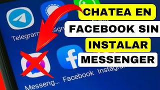 Como Chatear en Facebook Messenger sin Descargarlo en el Celular [upl. by Yllehs530]