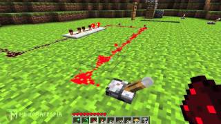 Minecraft Tutorial Basic Redstone Circuits Minecraftopia [upl. by Nanam]