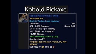 How to Get the Kobold Pickaxe Treasure To Get the Kobold Masterminds quotPivelquot [upl. by Belva]