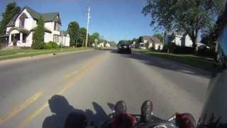 180hp R1 Go Kart Passes a Cop and runs away131mph [upl. by Gottlieb164]